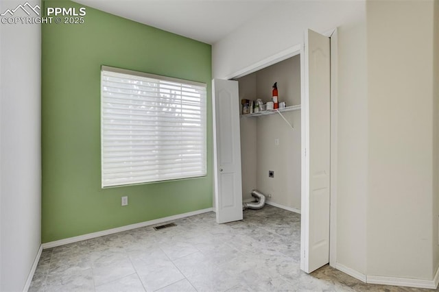 5584 Sonnet Hts, Colorado Springs, CO 80918 - unfurnished bedroom with baseboards, tile patterned flooring, and visible vents