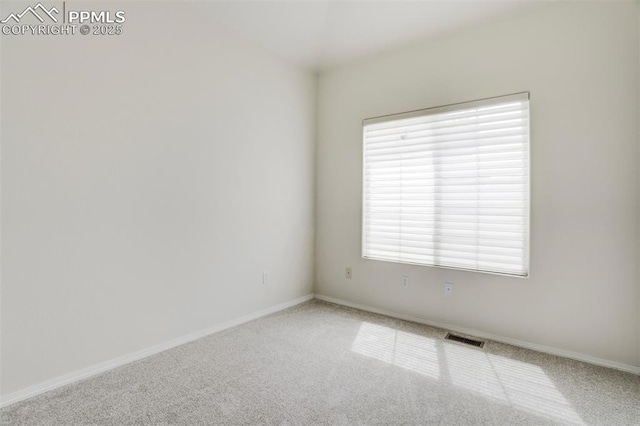 5584 Sonnet Hts, Colorado Springs, CO 80918 - carpeted spare room with baseboards and visible vents