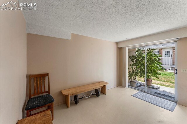 1951 Giltshire Dr, Colorado Springs, CO 80905 - unfurnished room with a textured ceiling