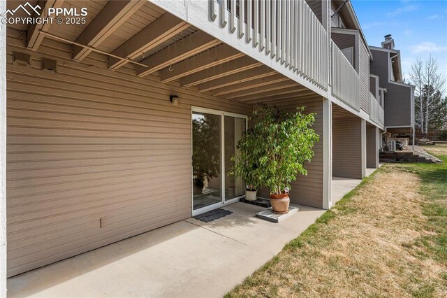 1951 Giltshire Dr, Colorado Springs, CO 80905 - property entrance featuring a patio area