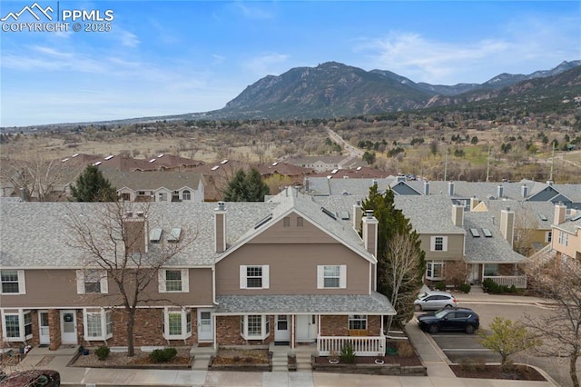 1951 Giltshire Dr, Colorado Springs, CO 80905 - property view of mountains featuring a residential view