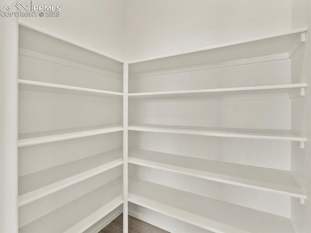 view of pantry