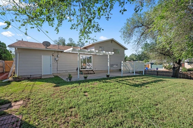 1540 Shasta Dr, Colorado Springs, CO 80910 - rear view of house featuring a pergola and a patio
