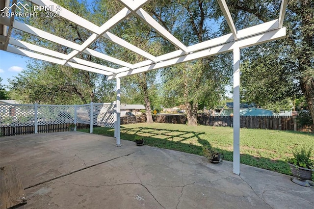 1540 Shasta Dr, Colorado Springs, CO 80910 - view of patio featuring a pergola