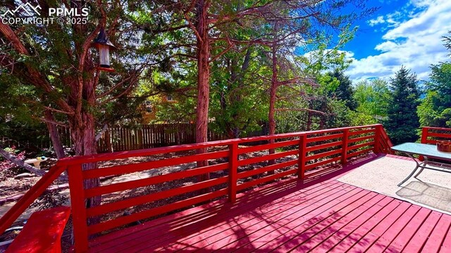 5125 Thistle Ct, Colorado Springs, CO 80917 - view of deck