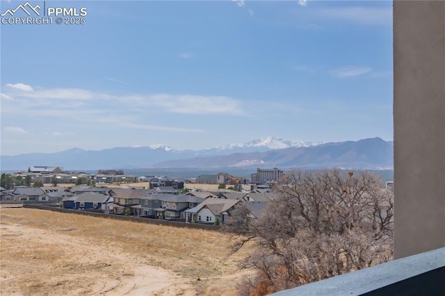 1474 Promontory Bluff Vw, Colorado Springs, CO 80921 - view of mountain backdrop with nearby suburban area