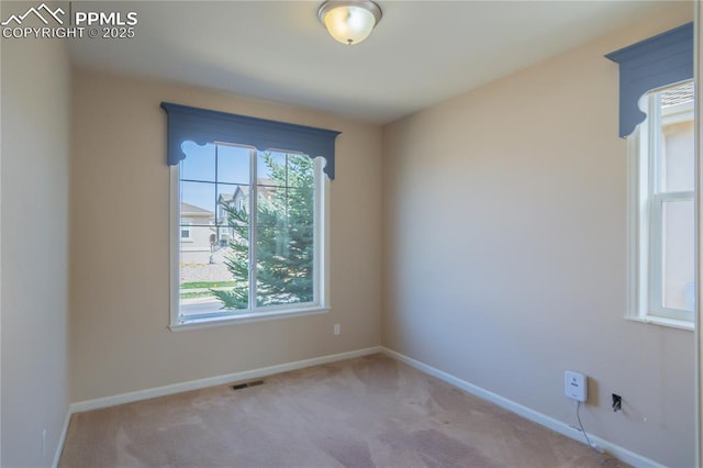 1474 Promontory Bluff Vw, Colorado Springs, CO 80921 - spare room featuring carpet flooring and baseboards