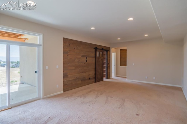 1474 Promontory Bluff Vw, Colorado Springs, CO 80921 - carpeted spare room with recessed lighting and baseboards