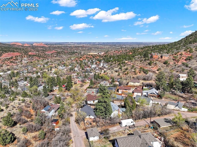 bird's eye view featuring a residential view
