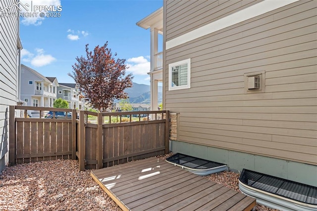 48 Mayflower Park Pl, Colorado Springs, CO 80905 - wooden terrace featuring a mountain view