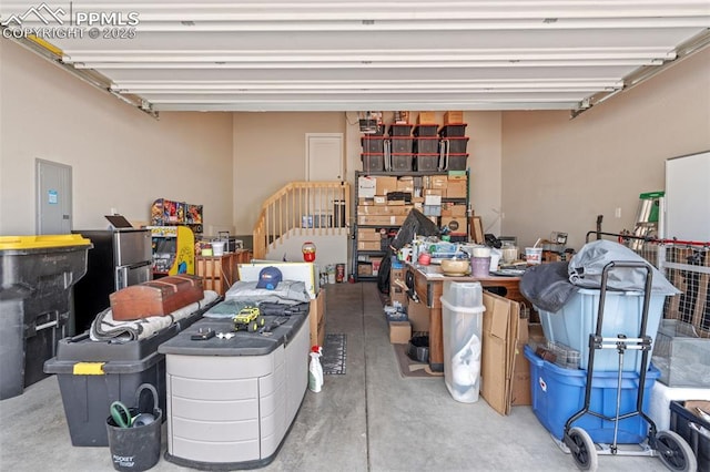 48 Mayflower Park Pl, Colorado Springs, CO 80905 - garage with electric panel