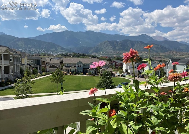 48 Mayflower Park Pl, Colorado Springs, CO 80905 - mountain view featuring nearby suburban area