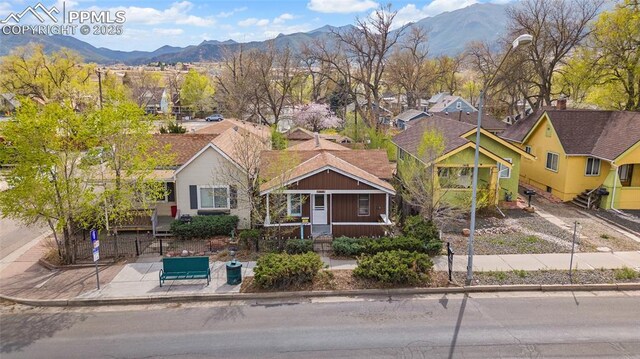 1903 W Colorado Ave, Colorado Springs, CO 80904 - view of front facade featuring a residential view and a mountain view