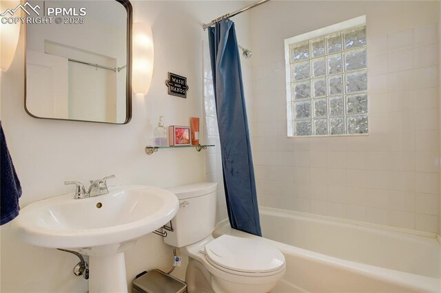 1866 S Pennsylvania St, Denver, CO 80210 - full bathroom with toilet and shower / bath combo