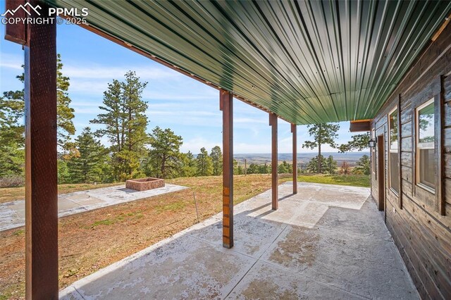 view of patio