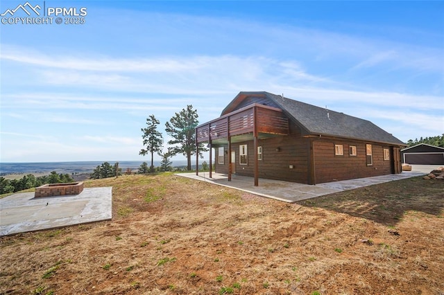exterior space with a patio area