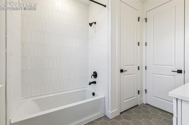 4331 Soapberry Pl, Castle Rock, CO 80108 - full bathroom featuring tile patterned flooring and shower / tub combination