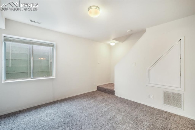 6142 Colony Cir, Colorado Springs, CO 80919 - spare room with visible vents, carpet flooring, and baseboards
