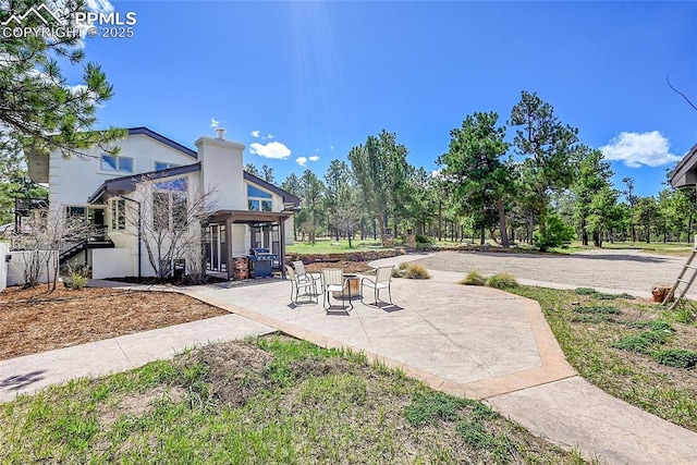 17350 Goshawk Rd, Colorado Springs, CO 80908 - view of patio / terrace