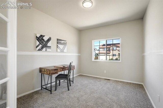 5717 Stable Ct, Colorado Springs, CO 80920 - carpeted office with baseboards
