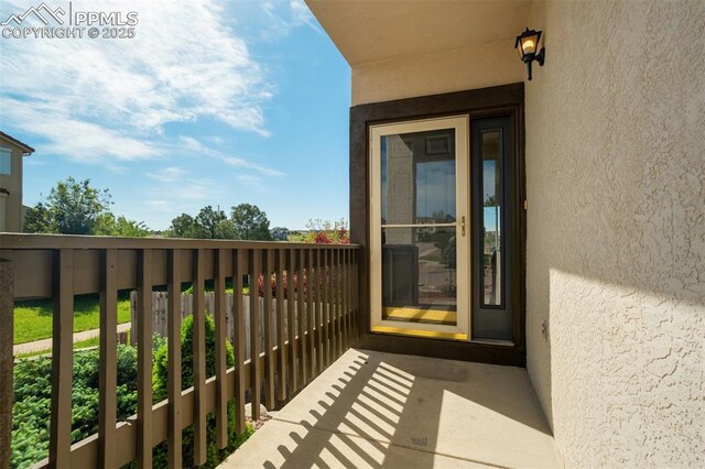 5717 Stable Ct, Colorado Springs, CO 80920 - view of balcony