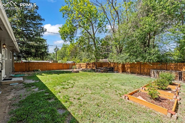 930 Bowser Dr, Colorado Springs, CO 80909 - view of yard with a vegetable garden