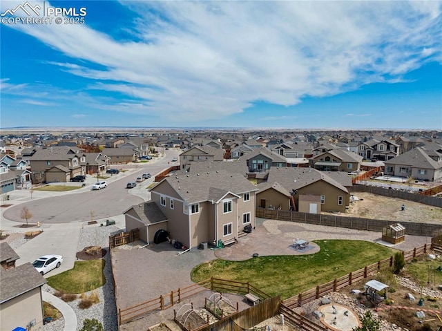 12529 Culebra Peak Dr, Peyton, CO 80831 - bird's eye view featuring a residential view