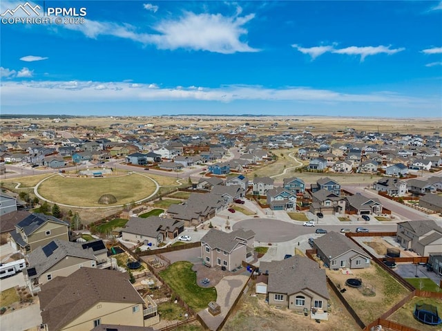 12529 Culebra Peak Dr, Peyton, CO 80831 - bird's eye view with a residential view