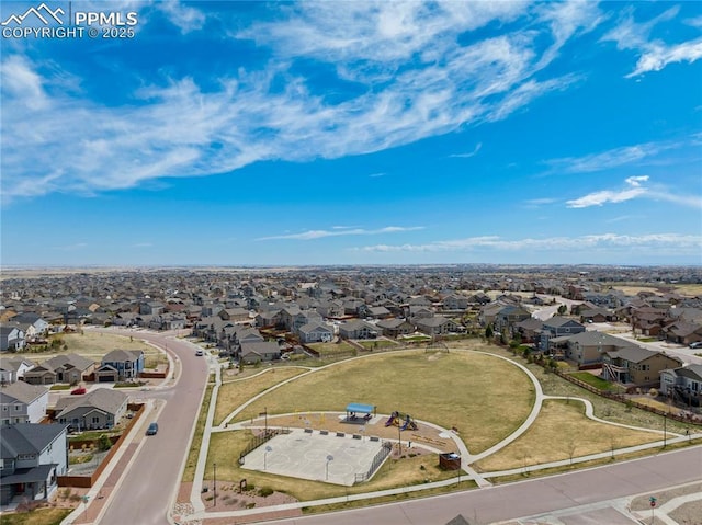 12529 Culebra Peak Dr, Peyton, CO 80831 - drone / aerial view featuring a residential view
