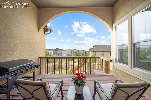 4225 New Santa Fe Trl, Colorado Springs, CO 80924 - deck with a residential view
