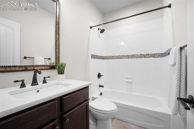 4225 New Santa Fe Trl, Colorado Springs, CO 80924 - full bath with shower / washtub combination, vanity, and toilet