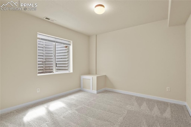 147 Celestine St, Colorado Springs, CO 80905 - spare room featuring carpet, visible vents, and baseboards
