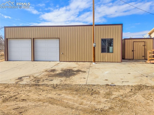 722 6th St, Hugo, CO 80821 - view of detached garage