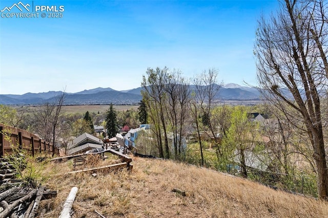 1209 W Bijou St, Colorado Springs, CO 80904 - property view of mountains