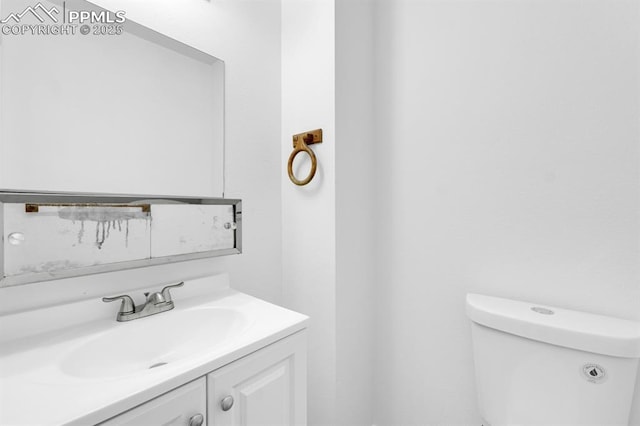 1287 Soaring Eagle Dr, Colorado Springs, CO 80915 - half bath with toilet and vanity