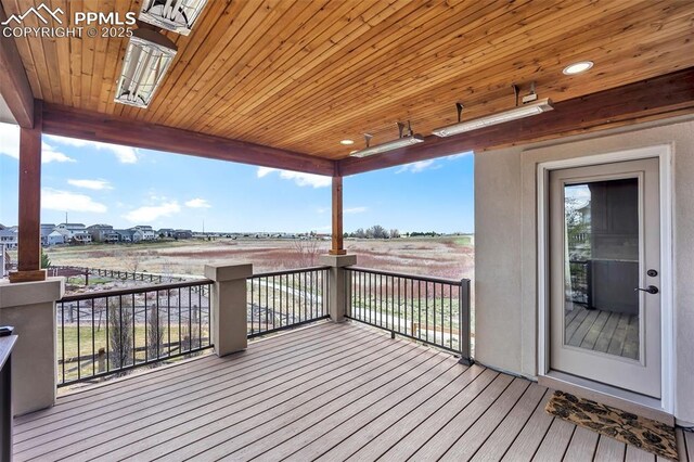 8421 Crooked Branch Ln, Colorado Springs, CO 80927 - view of deck