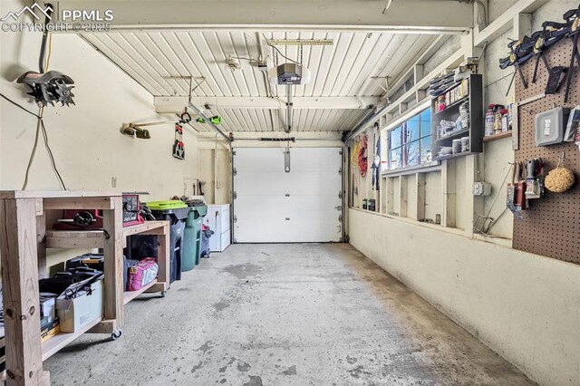 627 E Las Animas St, Colorado Springs, CO 80903 - garage with a garage door opener