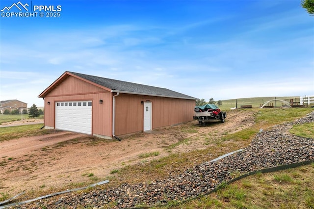 11960 S Conestoga Trl, Elbert, CO 80106 - detached garage with driveway