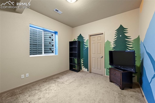 11584 Louvre Pt, Peyton, CO 80831 - unfurnished bedroom with visible vents, carpet flooring, and baseboards