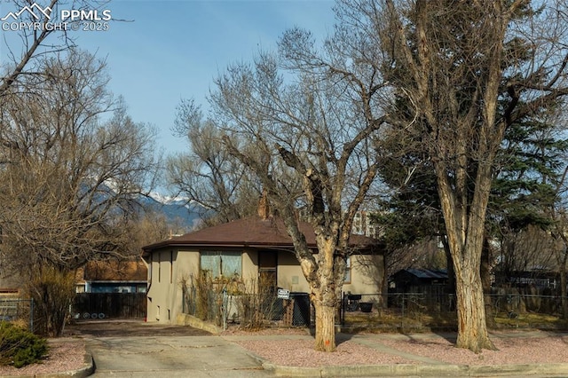 710 S Royer St, Colorado Springs, CO 80903 - exterior space featuring stucco siding and fence private yard