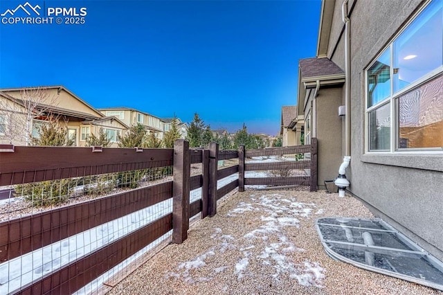 4464 Portillo Pl, Colorado Springs, CO 80924 - view of yard with fence