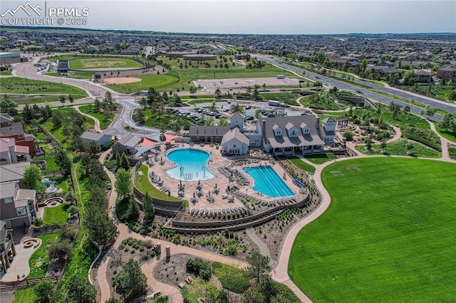 4464 Portillo Pl, Colorado Springs, CO 80924 - bird's eye view