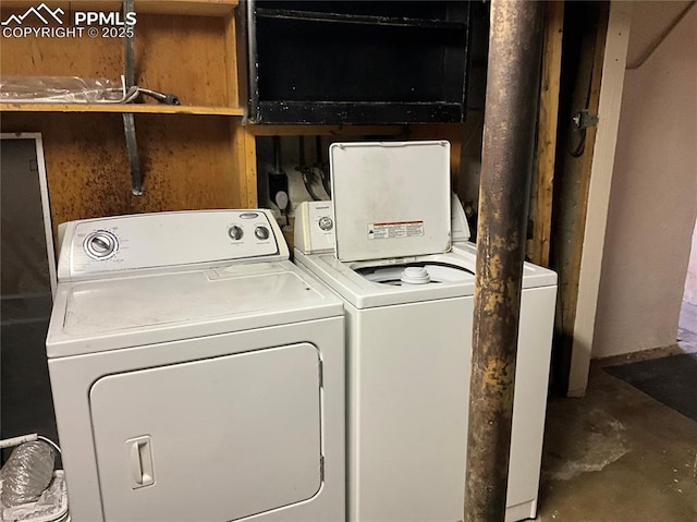 1007 Iowa Ave, Colorado Springs, CO 80909 - washroom with separate washer and dryer