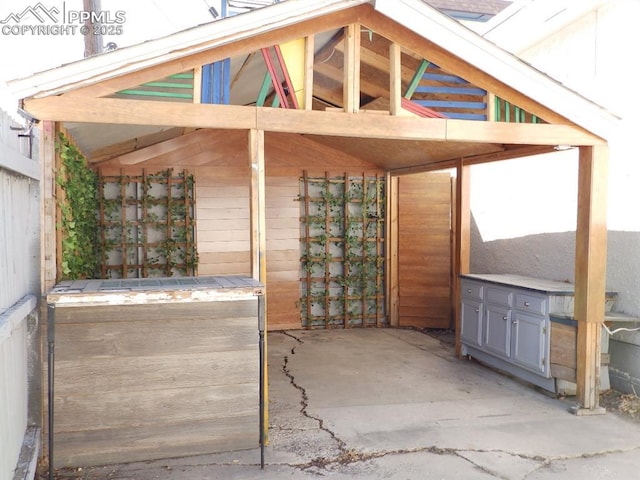 view of patio