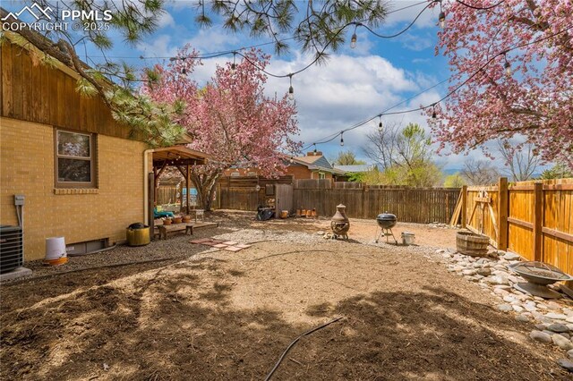 1514 Howard Ave, Colorado Springs, CO 80909 - view of yard featuring a fenced backyard