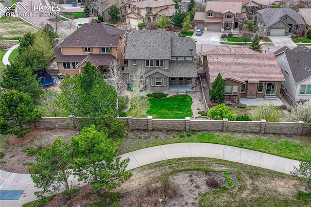 9539 Lizard Rock Trl, Colorado Springs, CO 80924 - aerial view featuring a residential view