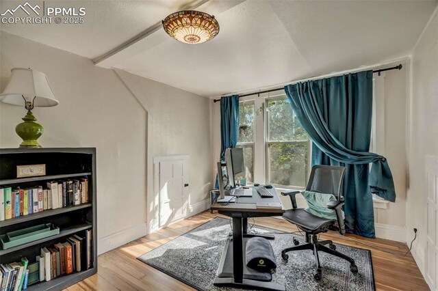 519 W Bijou St, Colorado Springs, CO 80905 - office with wood finished floors and baseboards