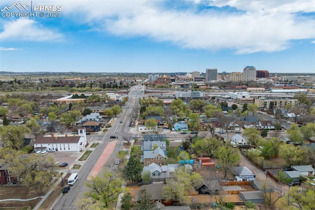 519 W Bijou St, Colorado Springs, CO 80905 - drone / aerial view