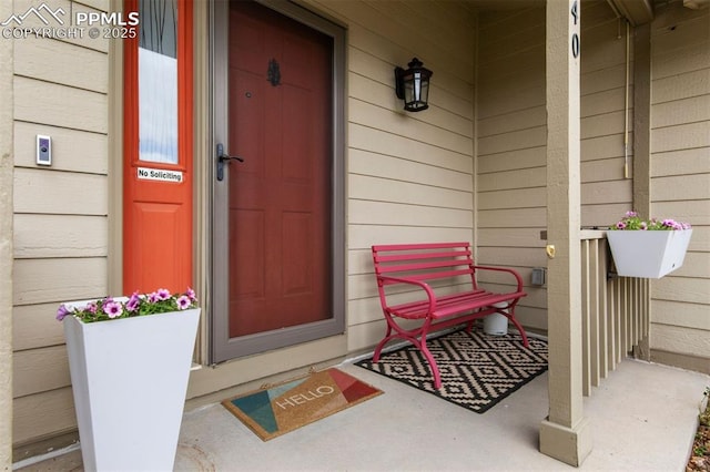 840 Quail Lake Cir, Colorado Springs, CO 80906 - doorway to property with covered porch