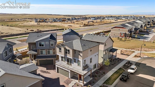 6117 Ashmore Ln, Colorado Springs, CO 80927 - birds eye view of property with a residential view